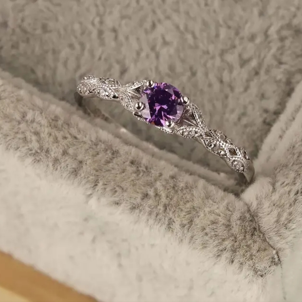 Amethyst Zircon Cutie!! - Picture 5 of 5